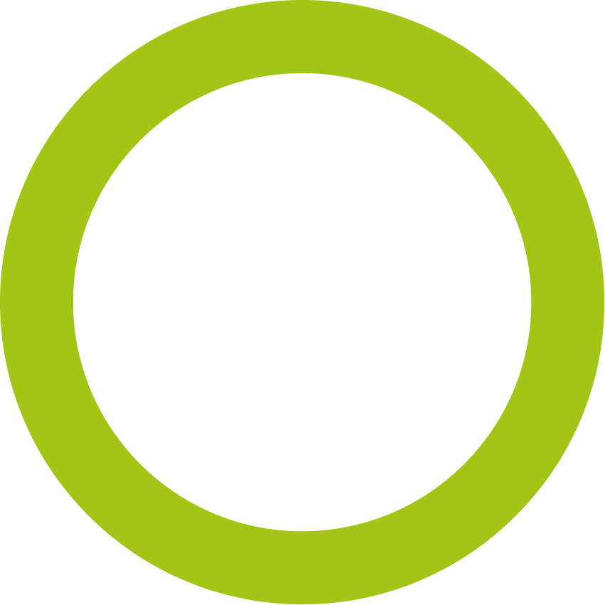 Illustratie van een groene cirkel