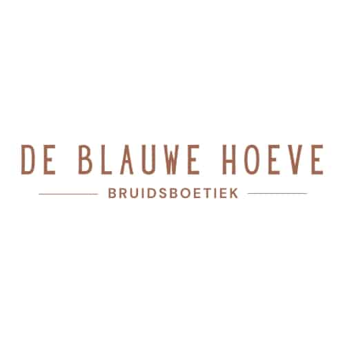 Logo van Bruidsboetiek De Blauwe Hoeve, klant van Positie1.