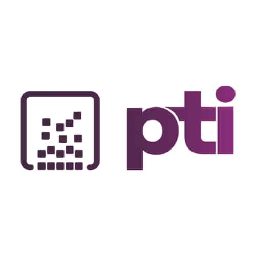 Logo van PTI, klant van Positie1.